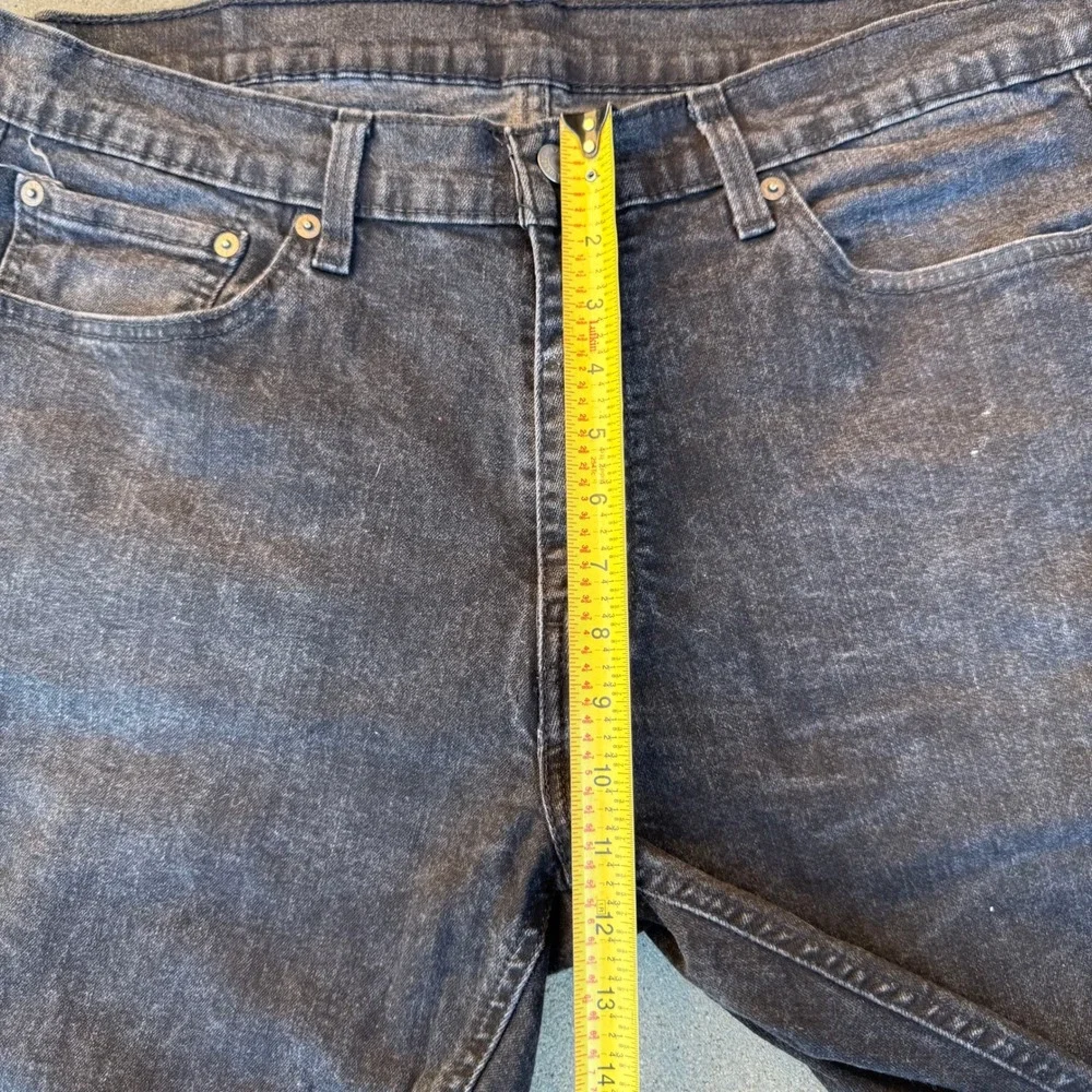 Levi's 541 Athletic Taper Jeans Mens 36x30 Washed Black Denim Pants